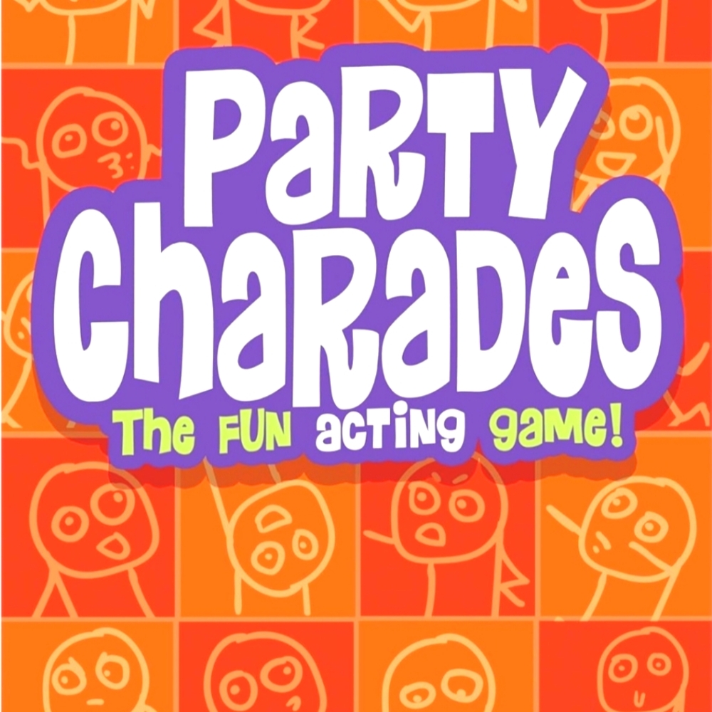 PARTY CHARADES game Fun for 2-4 players or teams NIB